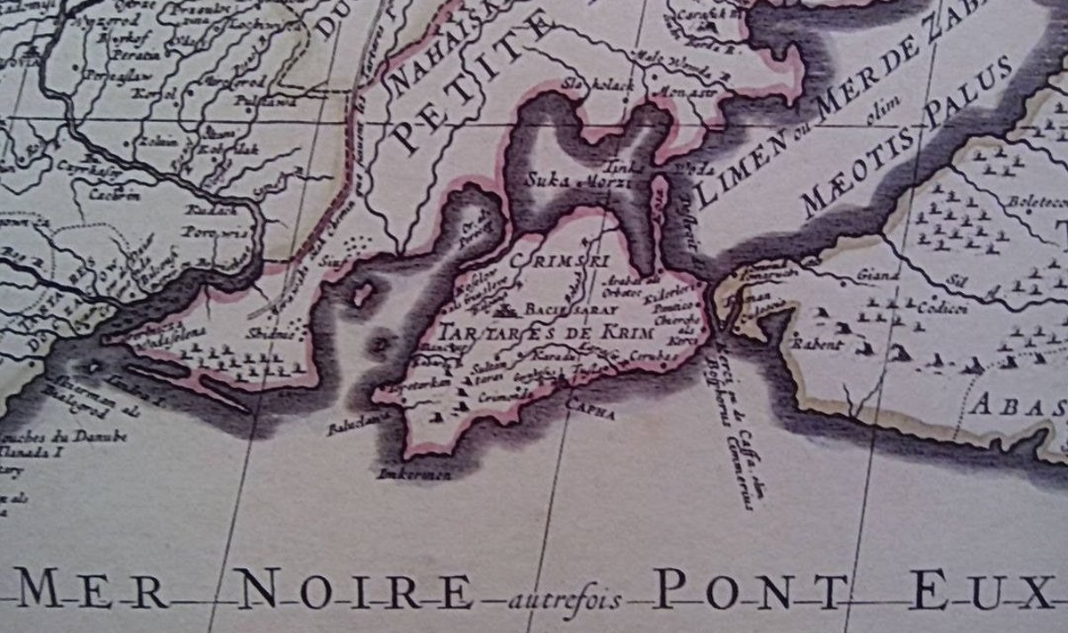 Карта Европы 17 века