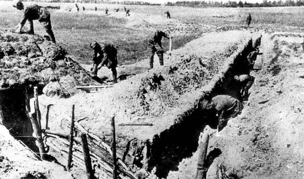 1941. aasta suvi: punaarmeelased kindlustavad oma positsioone.