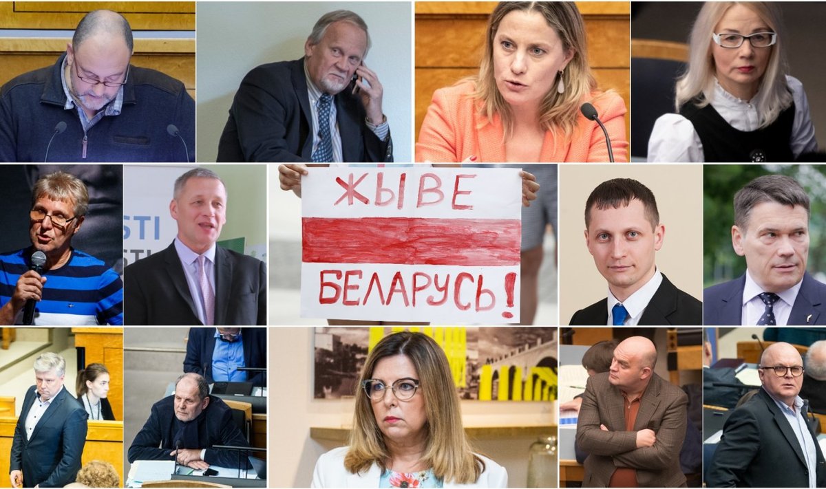 Riigikogulased, kelle allkiri puudub avalduselt "Demokraatia ja kodanikuühiskonna toetuseks Valgevenes".