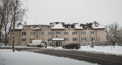 После пожара: два года назад социальный дом в Маарду почти полностью выгорел.