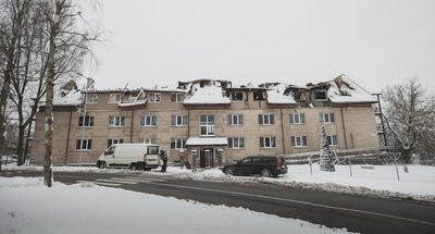 После пожара: два года назад социальный дом в Маарду почти полностью выгорел. 