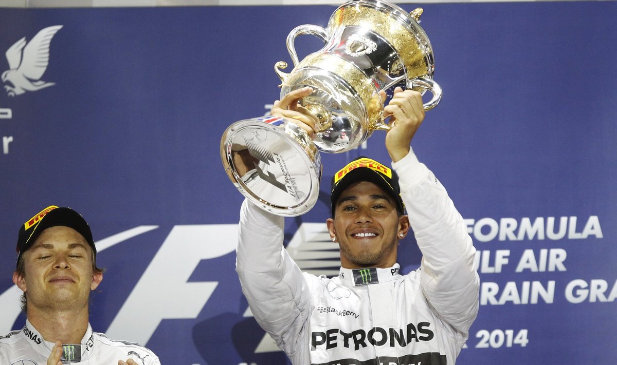 Vormel-1 etapp Bahreinis, Hamilton ja Rosberg