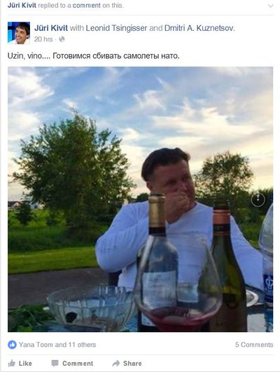 Jüri Kiviti Facebooki postitus