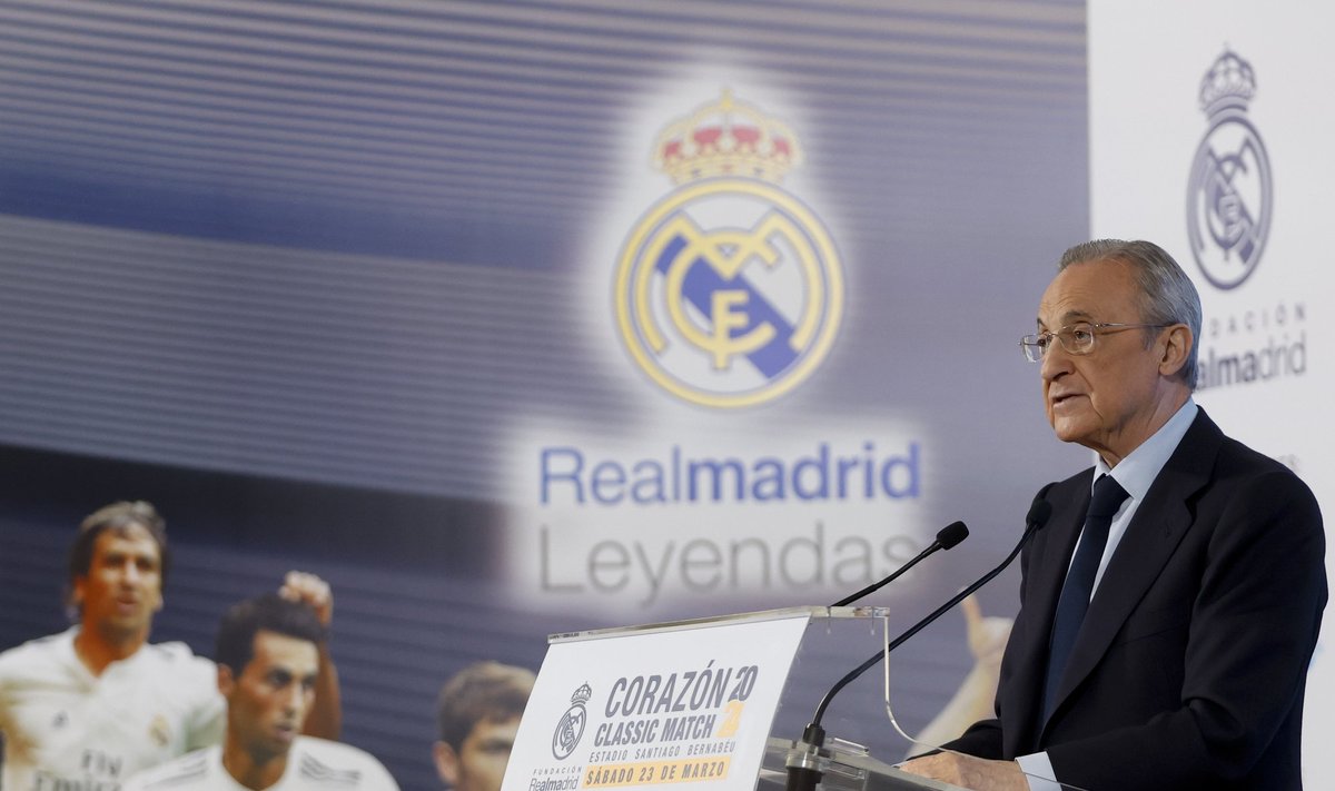 Madridi Reali jalgpalliklubi president Florentino Pérez on aastaid olnud Superliiga projekti toetaja.