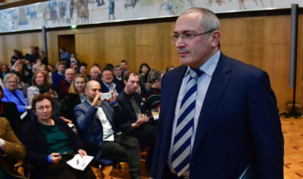 Endine Vene oligarh ja hilisem poliitvang Mihhail Hodorkovski 2017. aastal Berliinis