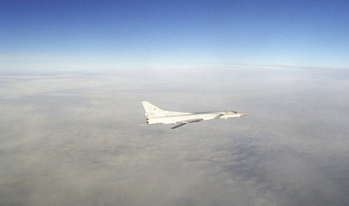 A Tupolev Tu-22-M-3 supersonic naval bomber