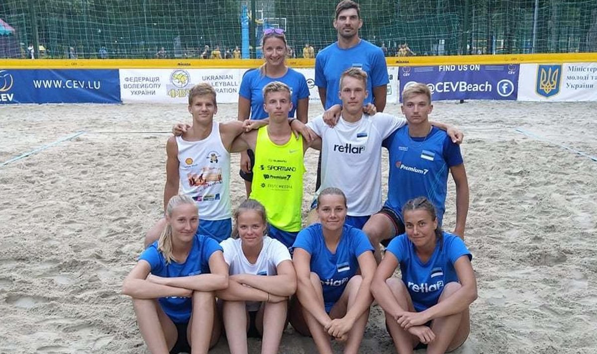 Eesti võrkpallurid EEVZA meistrivõistlustel