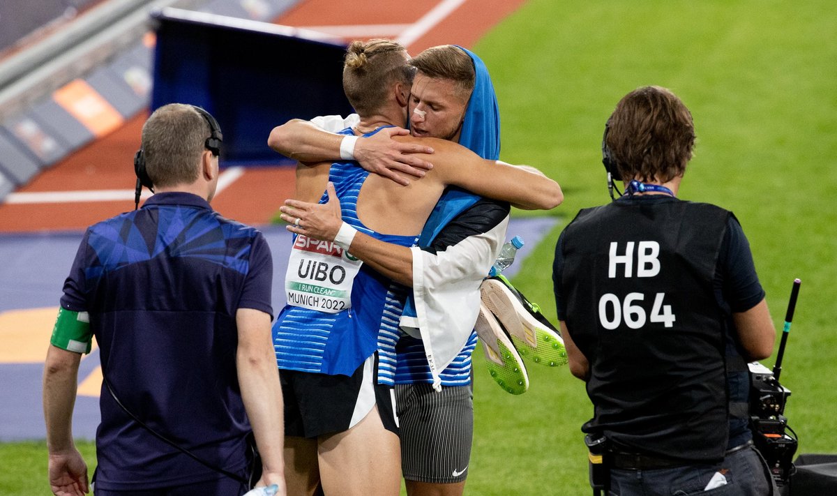 Uibo ja Õiglane käisid pärast ränkrasket kümnevõistlust üksteist õnnitlemas.