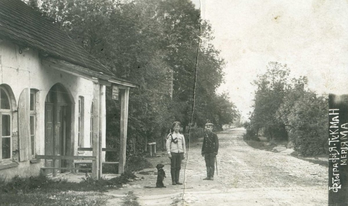 Küttide Kodu Märjamaal. Pildistatud 1910-ndatel aastatel. Foto: Eduard Tukman