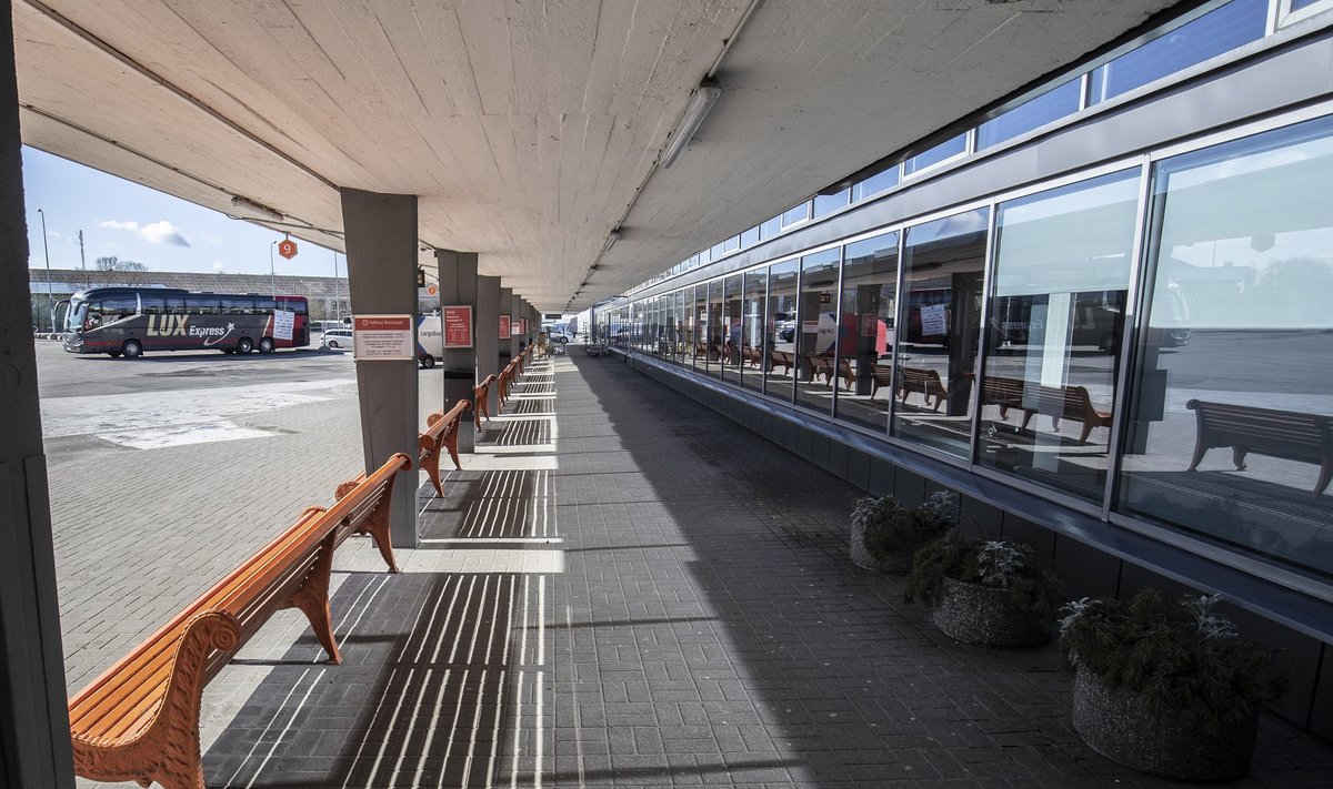 Lennujaam, bussijaam ja Balti jaam 9.04.2020