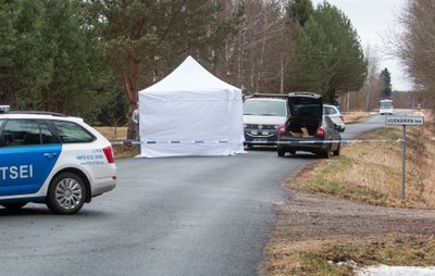 SÜNDMUSKOHT: Taksojuht Lembitu surnukeha leiti 1. veebruaril kella 11 paiku.