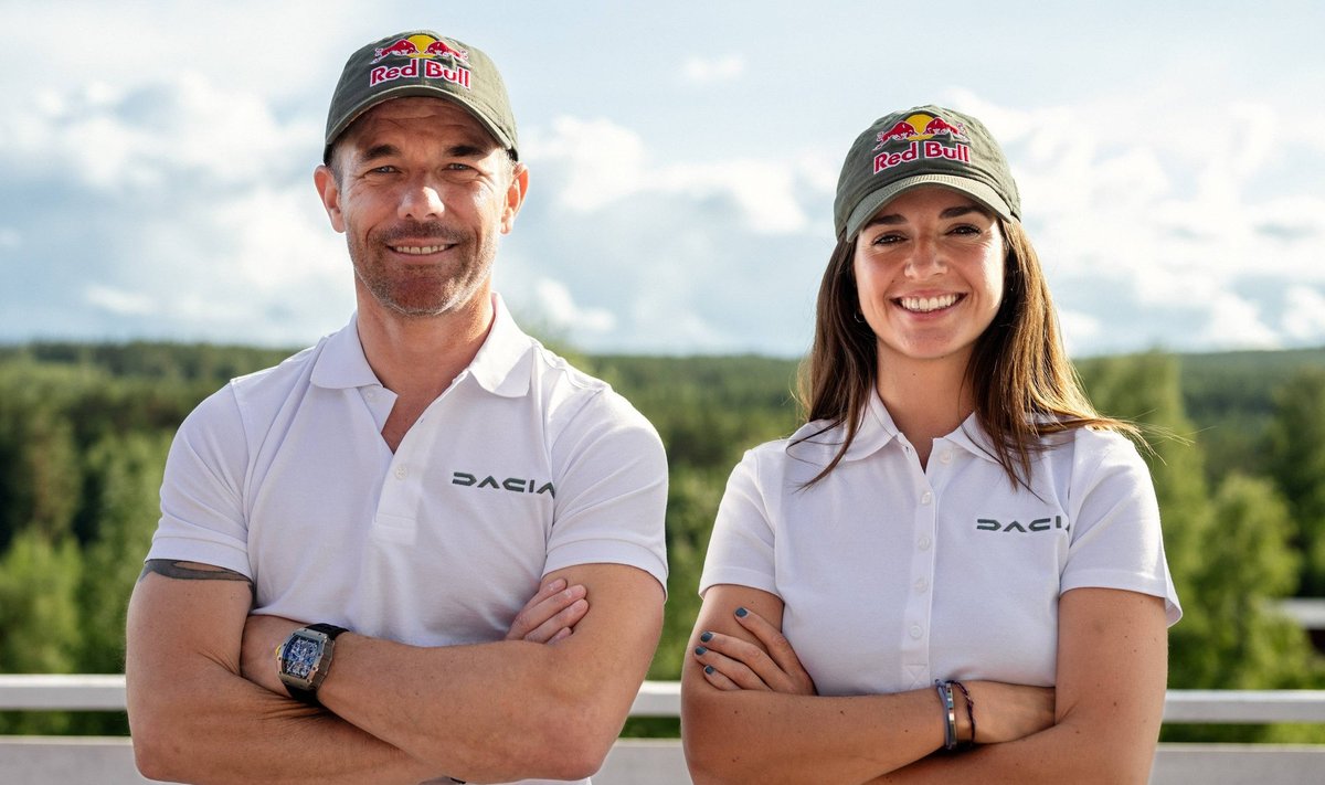 Üheksakordne autoralli maailmameister Sébastien Loeb ja Hispaania rallisõitja Cristina Gutiérrez Herrero