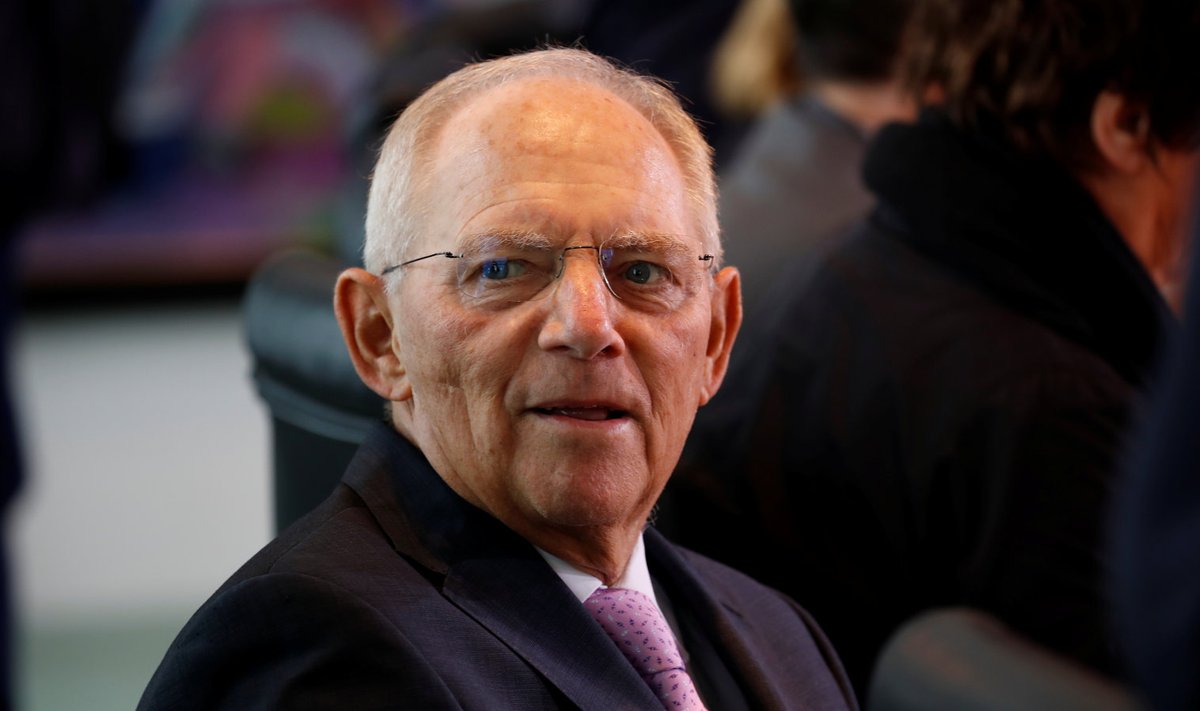 Saksamaa rahandusminister Wolfgang Schäuble