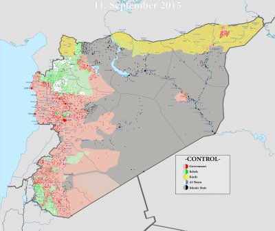 Süüria sõjatanner 11. septembril 2015