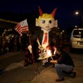 ФОТО: В Гватемале сожгли чучела Трампа, чтобы устрашить злых духов