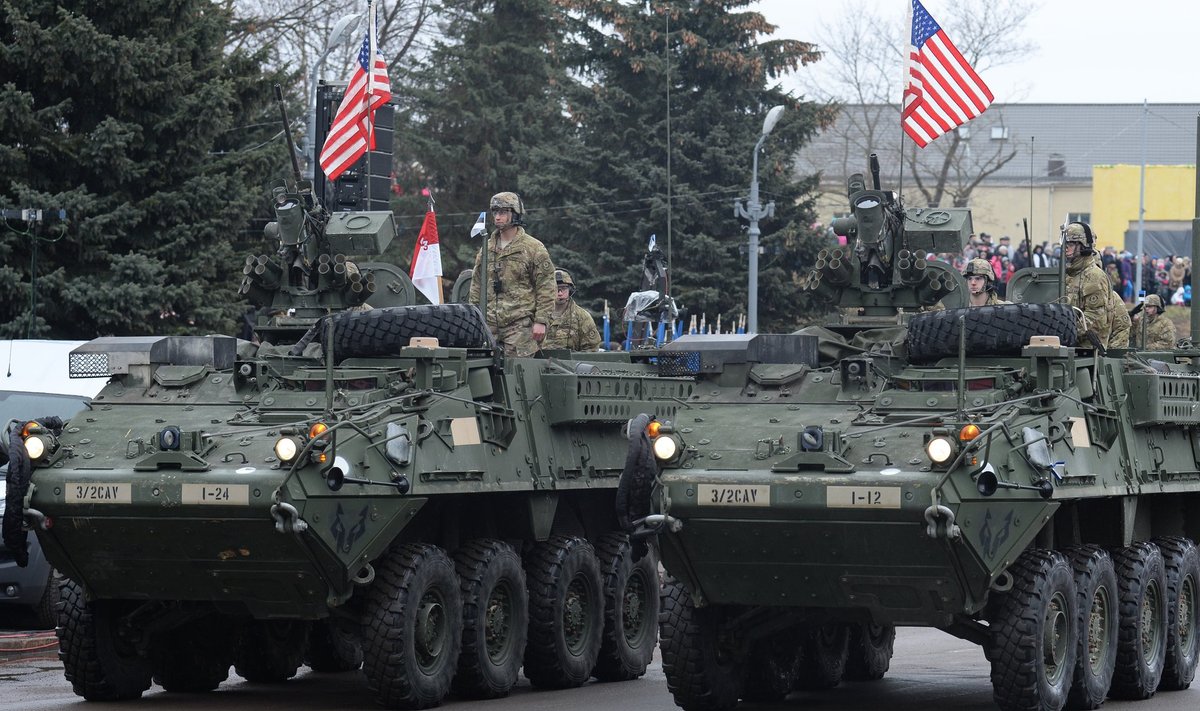 Eestis resideerivad USA sõjaväelased võtsid eelmisel aastal osa vabariigi aastapäeva paraadist.