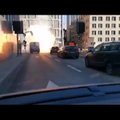 VIDEO | Hetk, kui Stockholmi kesklinnas plahvatab ootamatult liinibuss