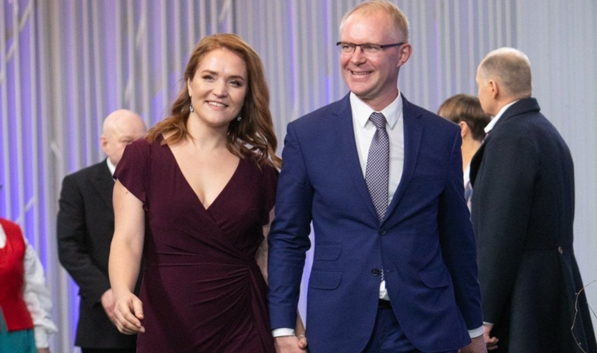 Riina ja Hannes Hanso 2019. aasta presidendi vastuvõtul