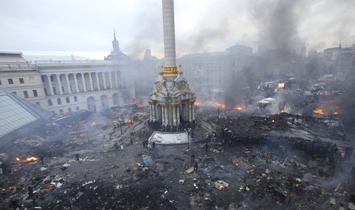 19 февраля 2014 года на Майдане в Киеве