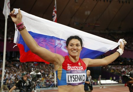 Dopinguga vahele jäänud Londoni olümpiavõitja Tatjana Lõssenko.