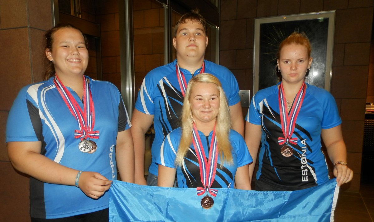 Vasakult: Kai Pähkel, Toomas Braun, Mari-Liis Mihkelson ja Pathricia Matso