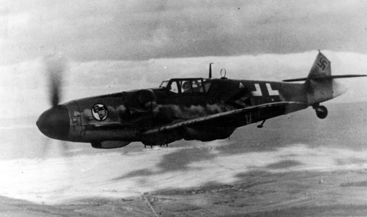 Немецкий самолет  Messerschmitt Bf.109