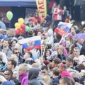 На Днях Ласнамяэ развевались российские флаги — город проблемы не видит