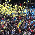 FOTOD ja VIDEOD: Toetuskontsert "Ukrainale" tõi Vabaduse väljakule tuhanded inimesed