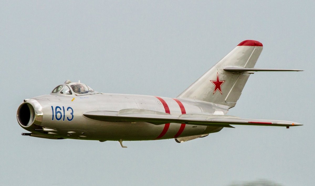 MiG-17-el oli tolle aja lennukitest suurim pardakahurite kogupaugu näitaja. (Foto: Wikipedia)