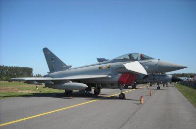 Brittidel kasutusel olev Eurofighter Typhoon