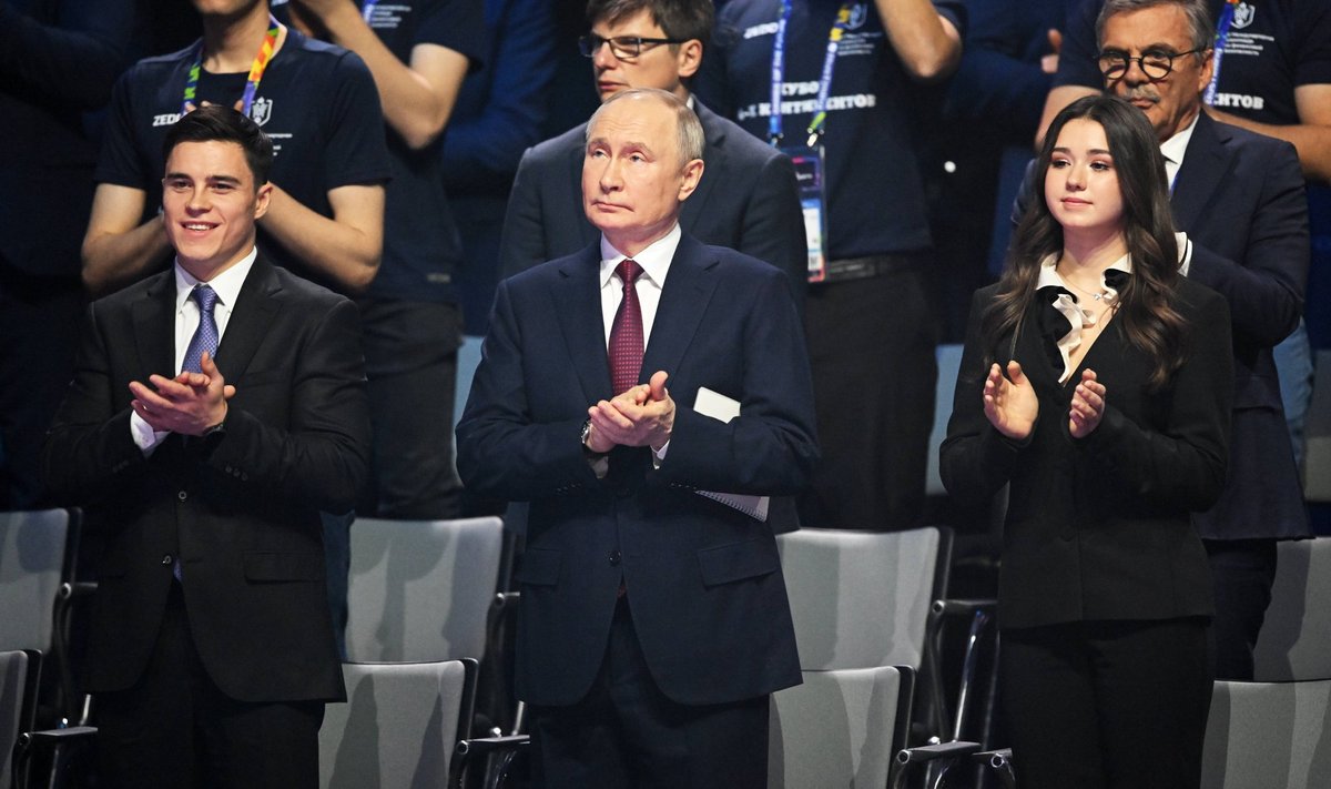 Vladimir Putin ja Kamilla Valijeva 