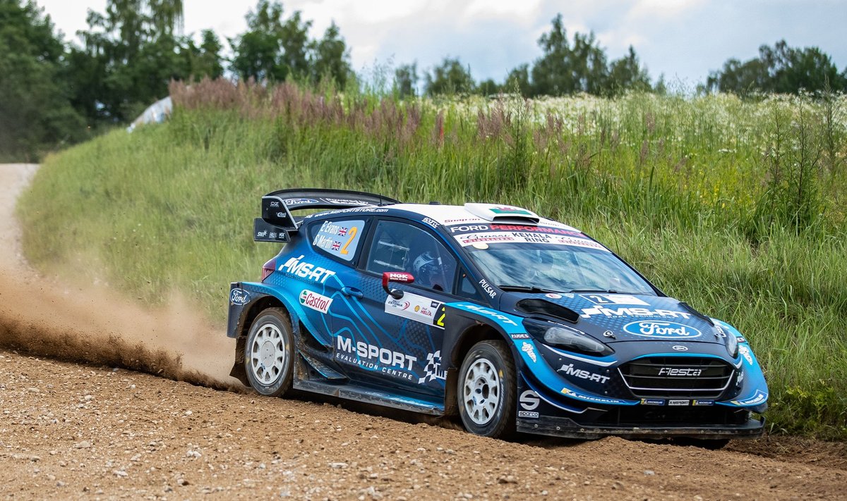 Elfyn Evans 2019. aasta Rally Estonial.