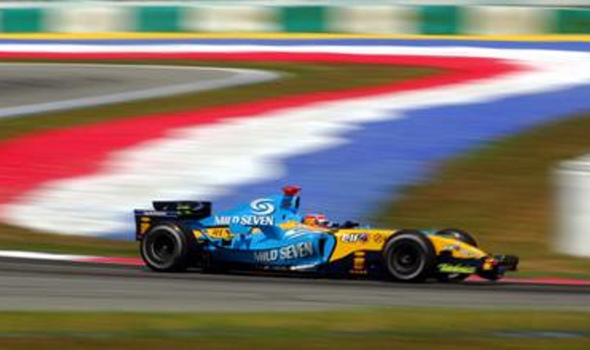 Fernando Alonso Malaisia GP vabatreeningul