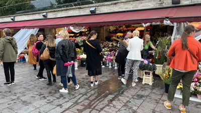 Цветы к первому школьному дню