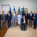 ФОТО | Бывшие премьер-министры Эстонии и Кая Каллас собрались в доме Стенбока на традиционную встречу