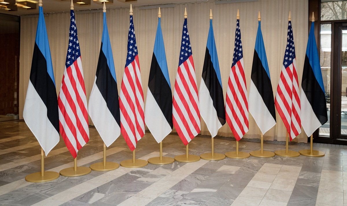 USA ja Eesti lipp
