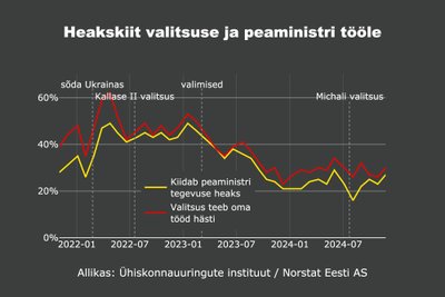 Одобрение работы правительства и премьер-министра. 