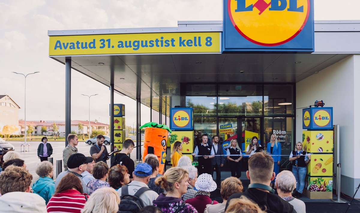 Narva Pähklimäe Lidli avamine