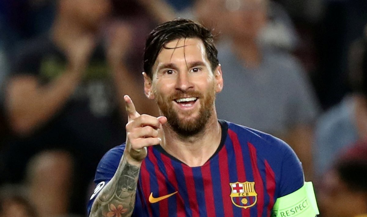 Lionel Messi kuulsas triibulises särgis