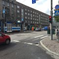 FOTO: Liiklusõnnetus sulges Tallinnas trammitee