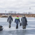 По всей Эстонии запрещается выход на лед внутренних водоемов