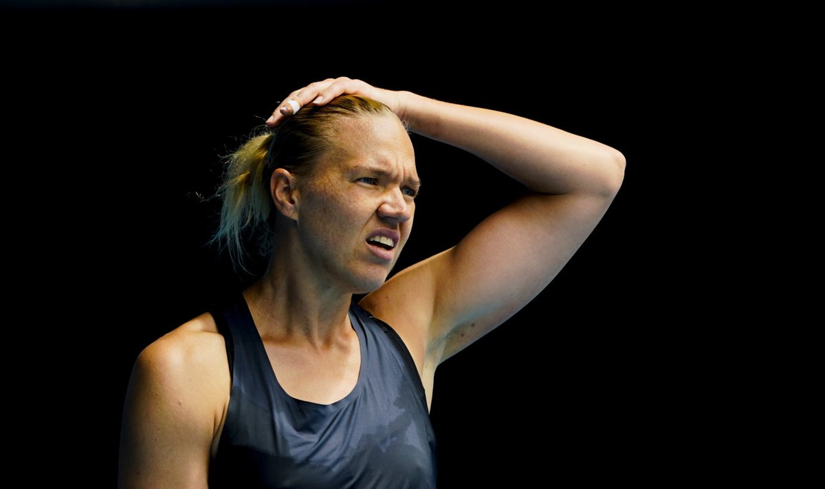 Kaia Kanepi pidi Australian Openil kolmandas ringis tunnistama Donna Vekici paremust.