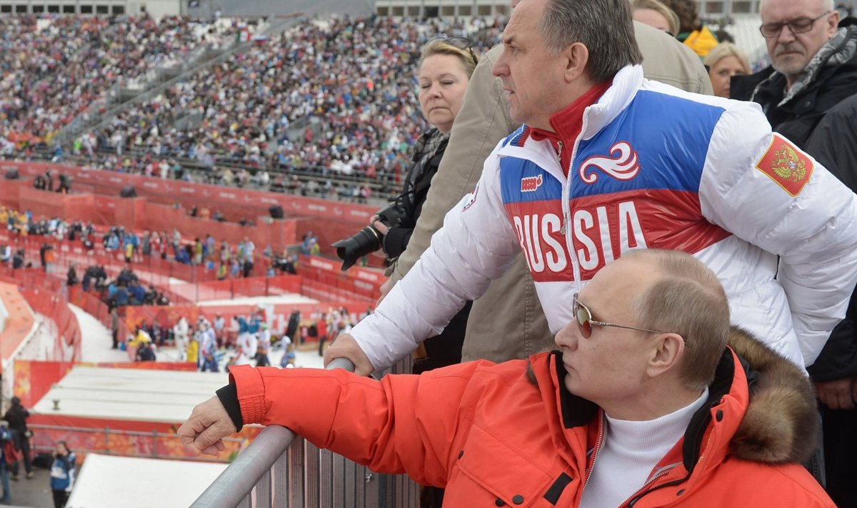 Venemaa president Vladimir Putin ja spordiminister Vitali Mutko