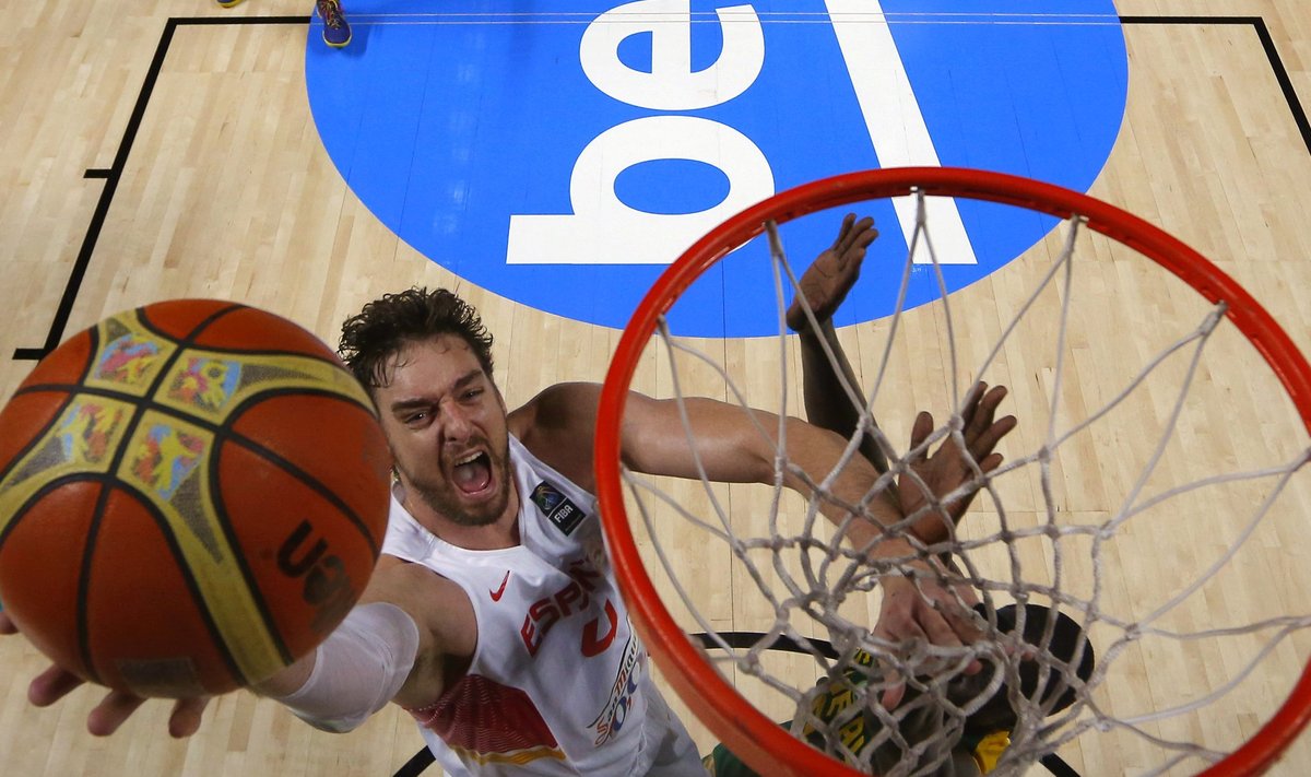 Hispaania meeskond eesotsas NBA staari Pau Gasoliga on kodusel MM-il võimsalt mänginud.