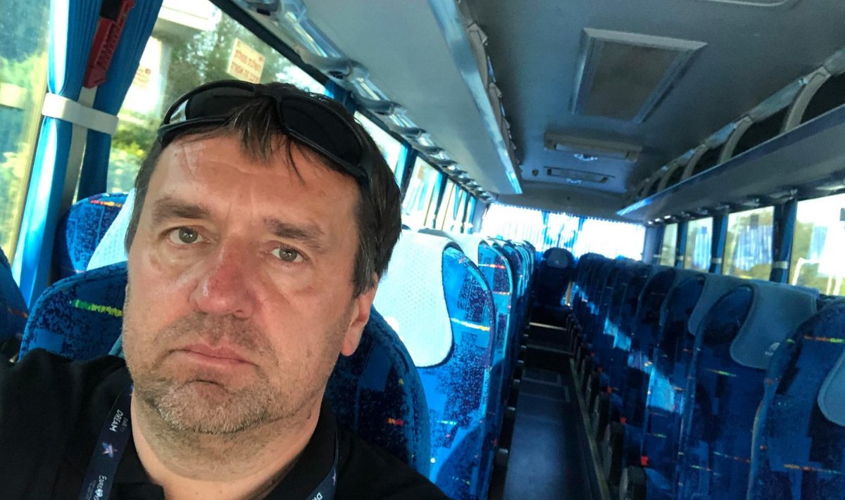Andres Putiing Tel Avivis: "Eile olin bussis ainus reisija"