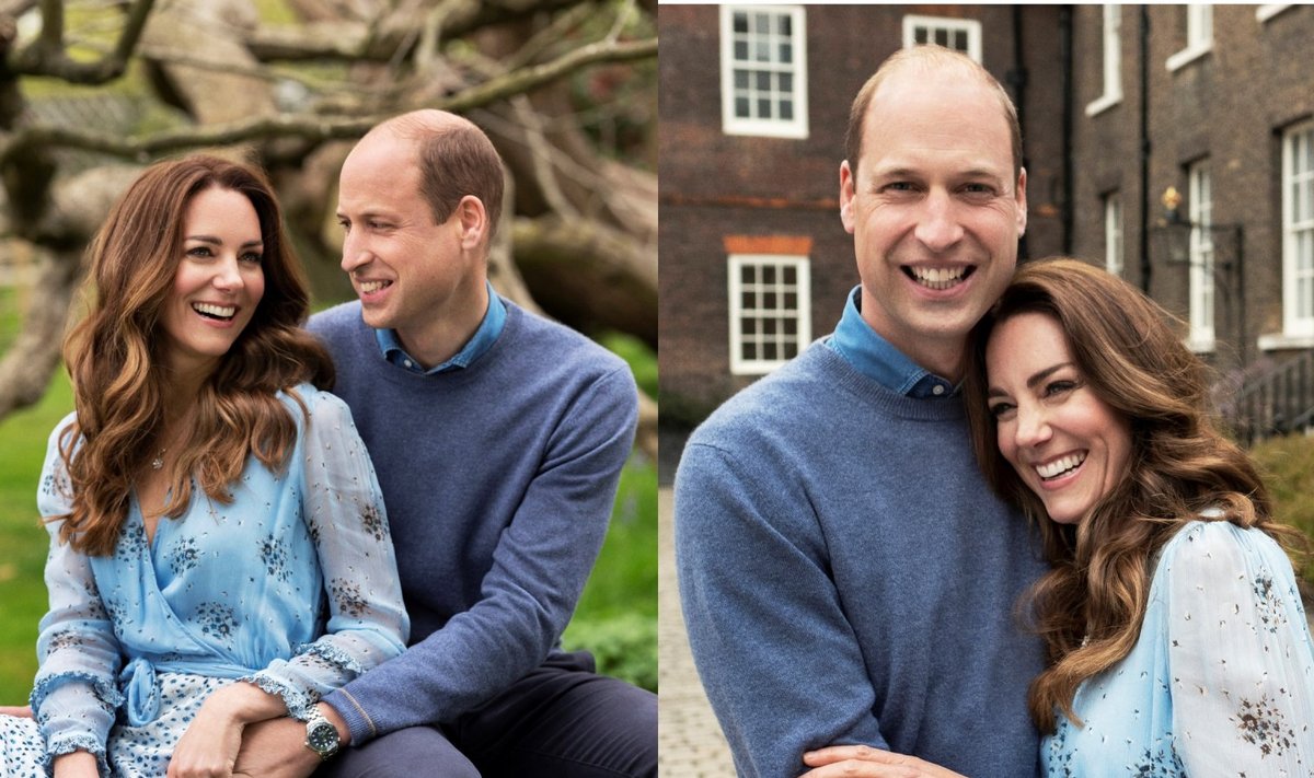 Кенсингтонский дворец выпустил две официальные фотографии принца Уильяма и Кейт к годовщине их брака