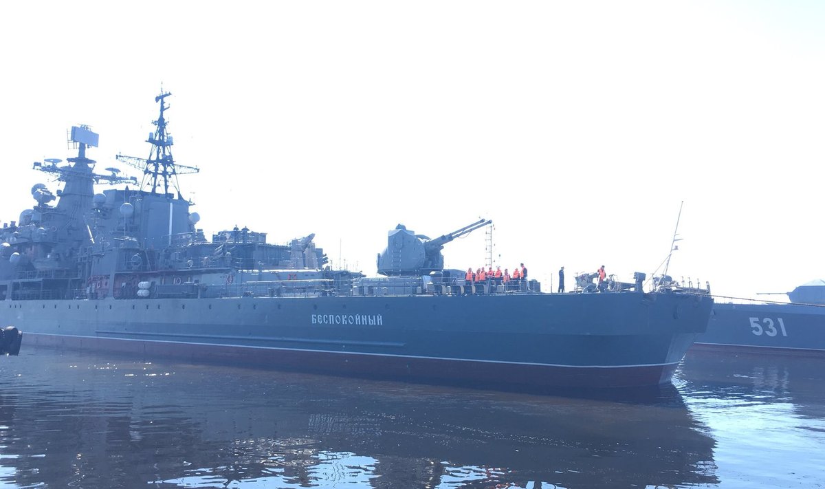 Vene miinilaev "Bespokoinõi", mis langes omaenda kapteni poolt kuritöö ohvriks.