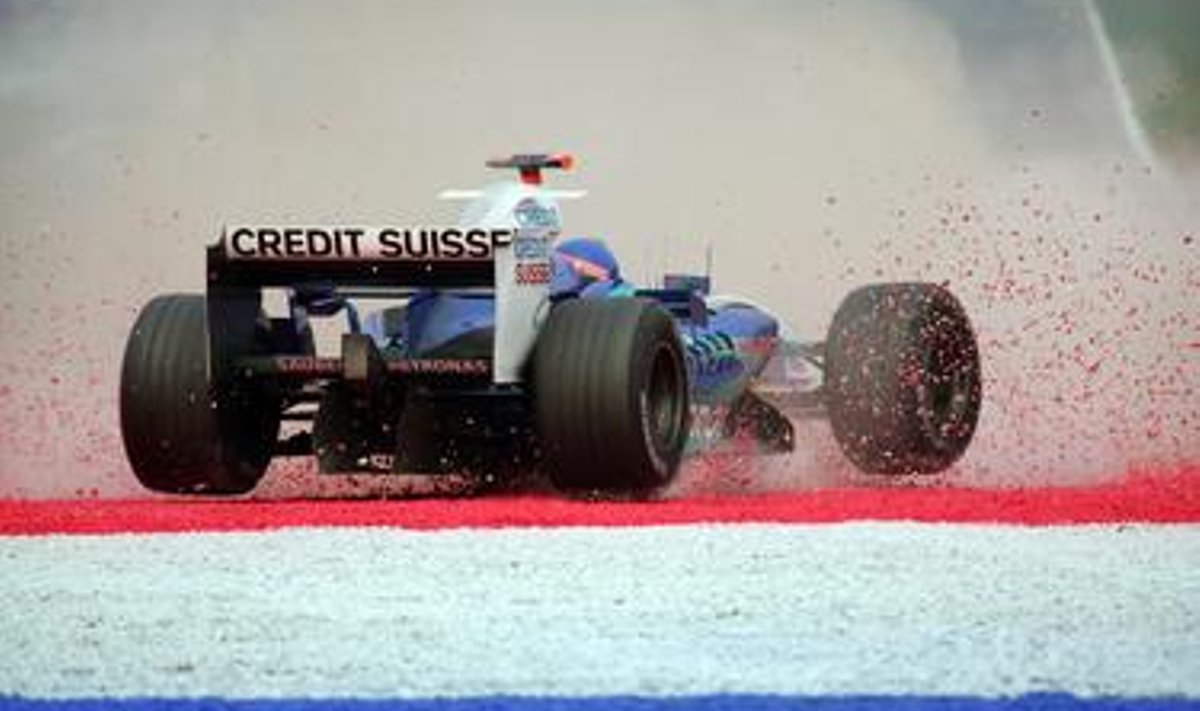 Jacques Villeneuve' väljasõit Malaisia GP-l