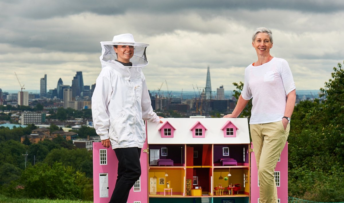 World's first luxury bee hotel, London - 20 Jul 2016