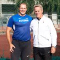 DELFI VIDEO JA FOTOD | Gerd Kanter tegi koos Hafsteinssoniga viimase treeningu: oli väga lahe ja meeleolukas